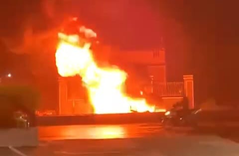 Sepeda Motor Kebakaran di Jalan Pantura Ulujami Pemalang, Begini Kronologinya