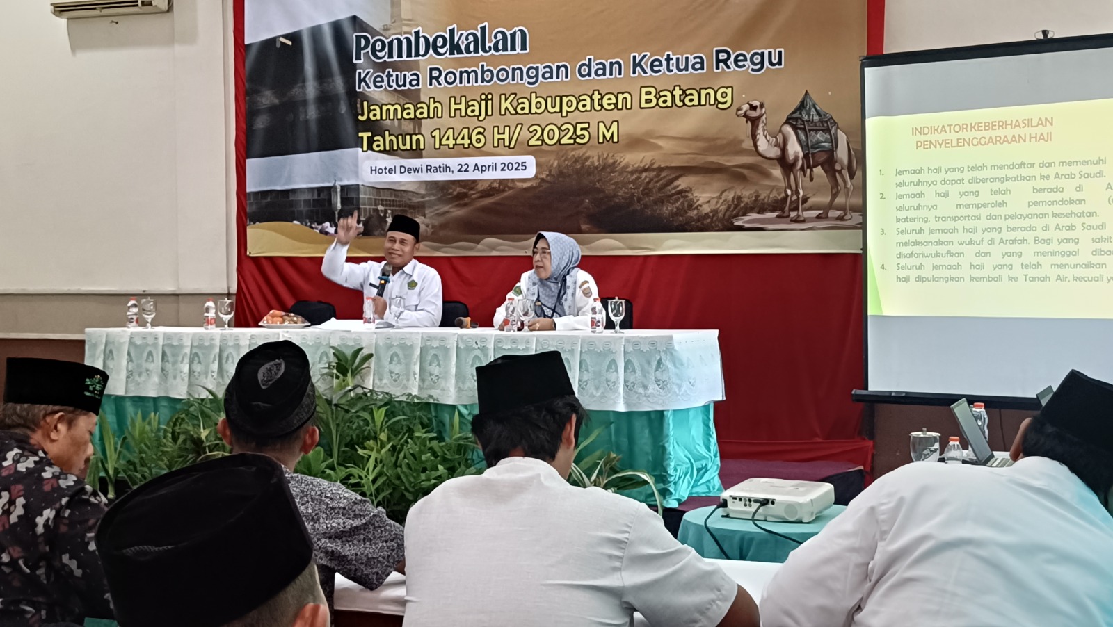 Jelang Pemberangkatan Calon Haji, Kemenag Batang Bekali Karom