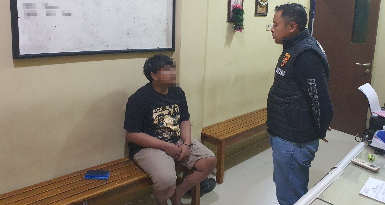 Seorang Pemuda Diamankan Polisi Akibat Terlibat Tawuran di Grosir Pantura Bondansari Pekalongan