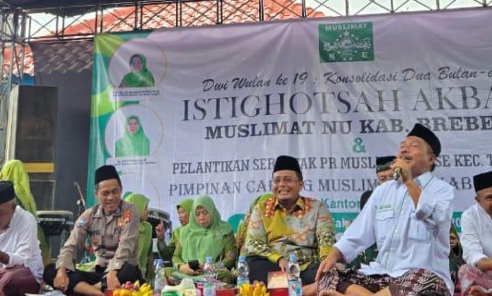 Musyaffa Gaungkan Pendirian RS dan Pesantren Lansia Muslimat NU Brebes, Ribuan Kader Antusias
