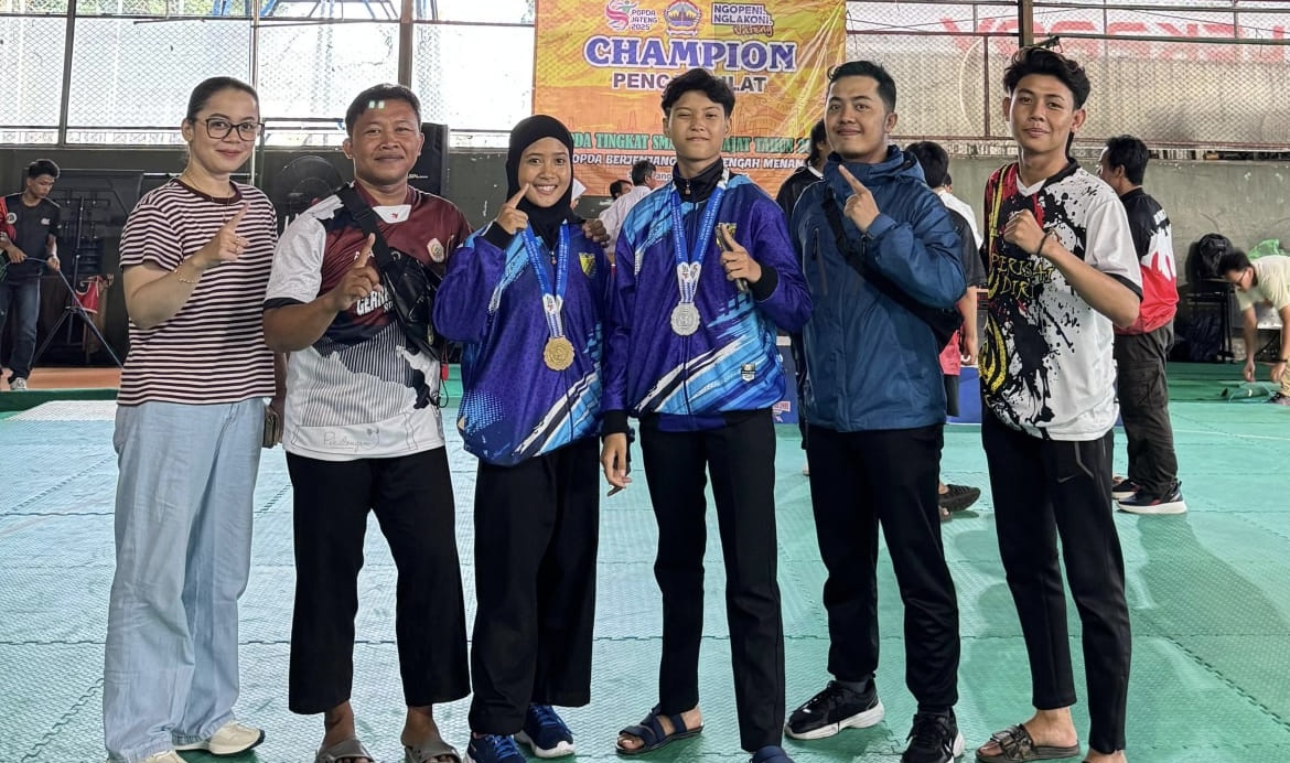 Perisai Diri Kota Pekalongan Sumbang Emas dan Perak di Popda Jateng 2025