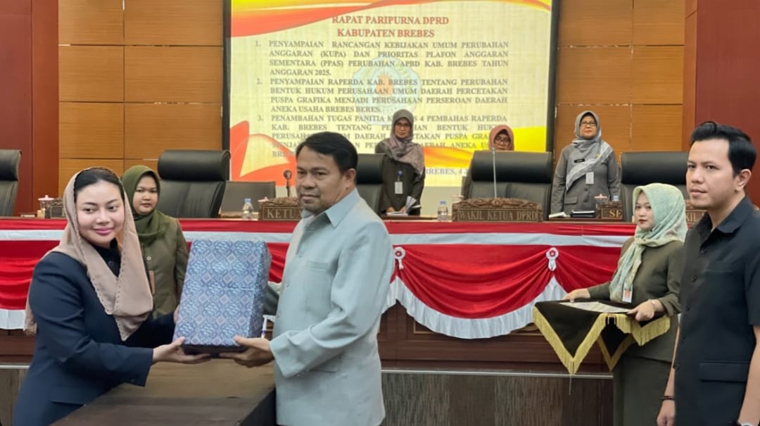 DPRD Brebes Paripurnakan Usulan Transformasi Perumda Percetakan Ke Perseroda Aneka Usaha