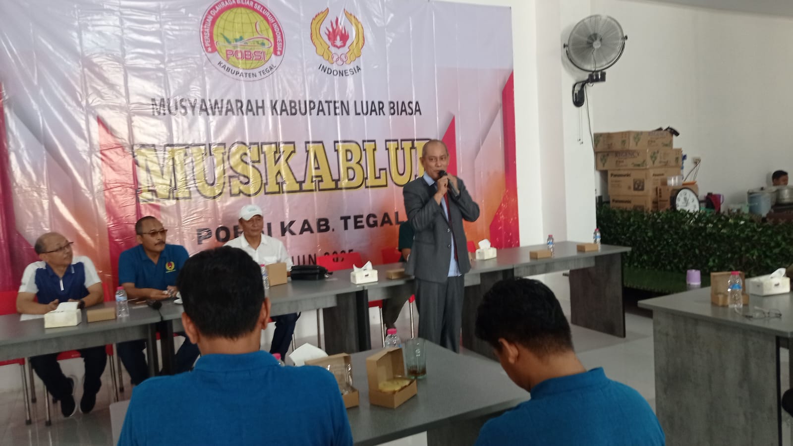 Pecinta Bilyard Tunjuk Memet Said Pimpin POBSI Kabupaten Tegal Periode 2025-2029