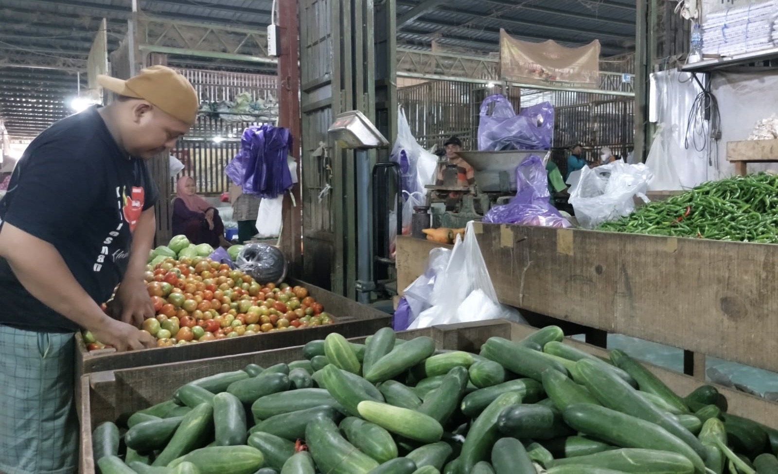 Pasokan Mandeg Dampak Demo Sopir Truk ODOL, Harga Sayur Melonjak