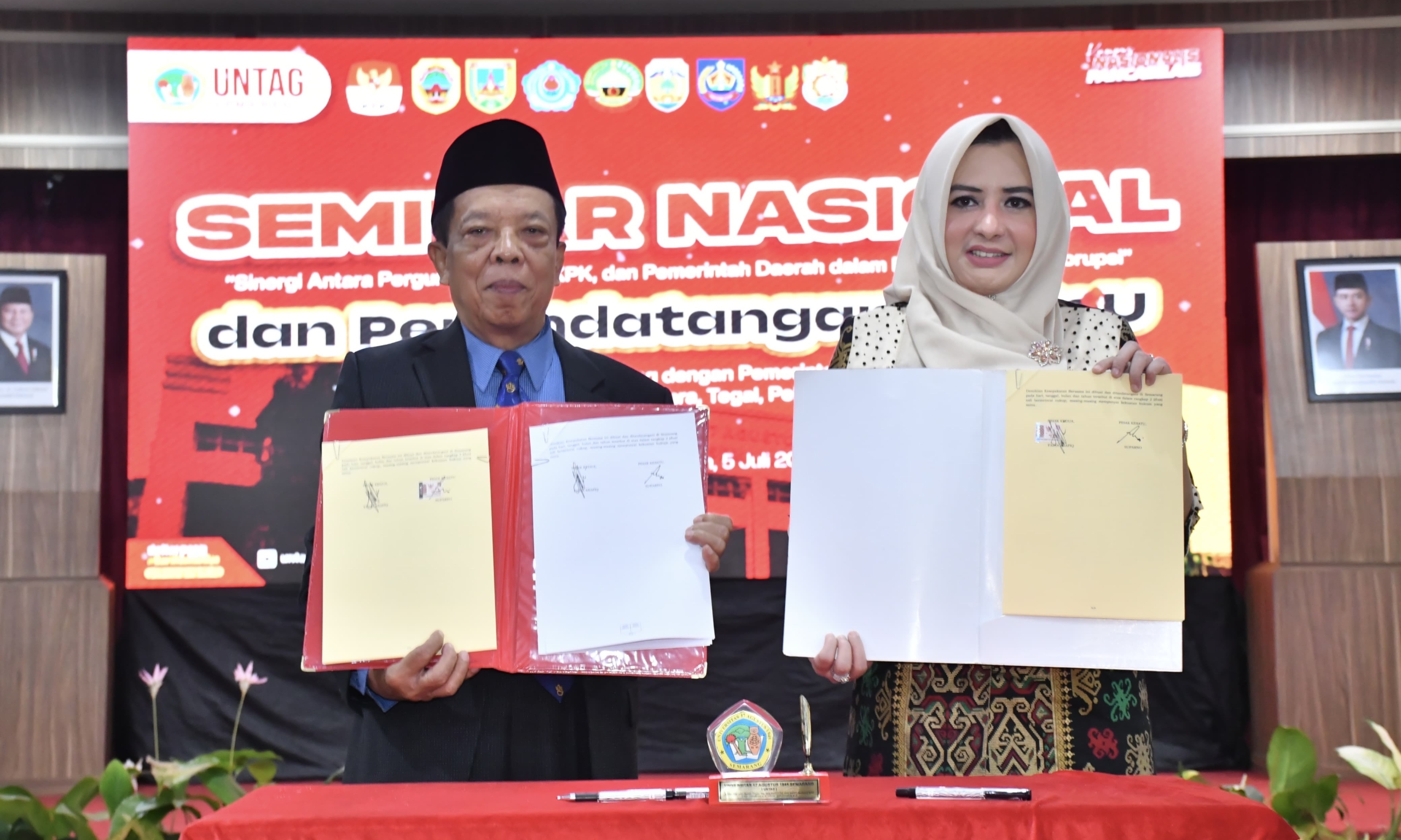 Bupati Fadia Teken MoU Tridharma Perguruan Tinggi dengan Untag Semarang