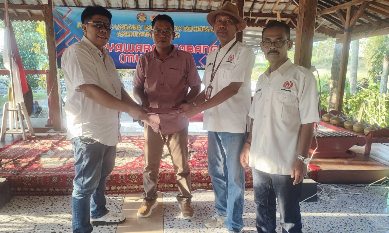 Dedi Anjar Terpilih Aklamasi Jadi Ketua Taekwondo Brebes