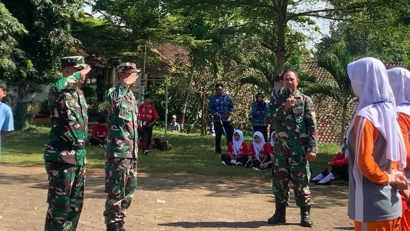 Gandeng Koramil, SMP 2 Bandar Tanamkan Nasionalisme