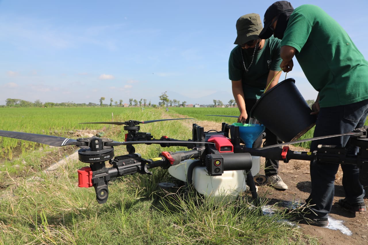 Dukung Swasembada Pangan, Petani di Jateng Mulai Manfaatkan Teknologi Modern