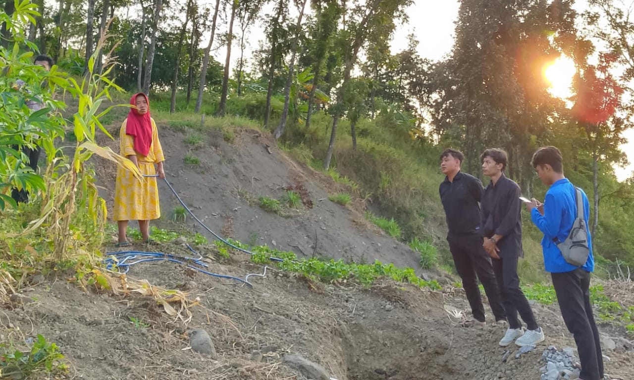 PMII Pemalang Advokasi Warga yang Merugi Akibat Longsor di Wisnu Watukumpul