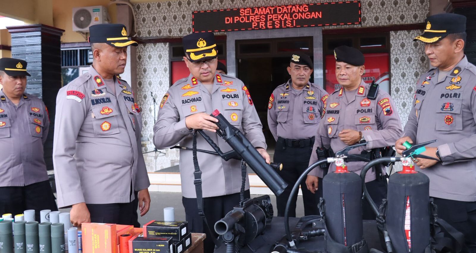 Cek Amunisi dan Senjata Gas Air Mata, Kapolres Pekalongan: Pastikan dalam Kondisi baik