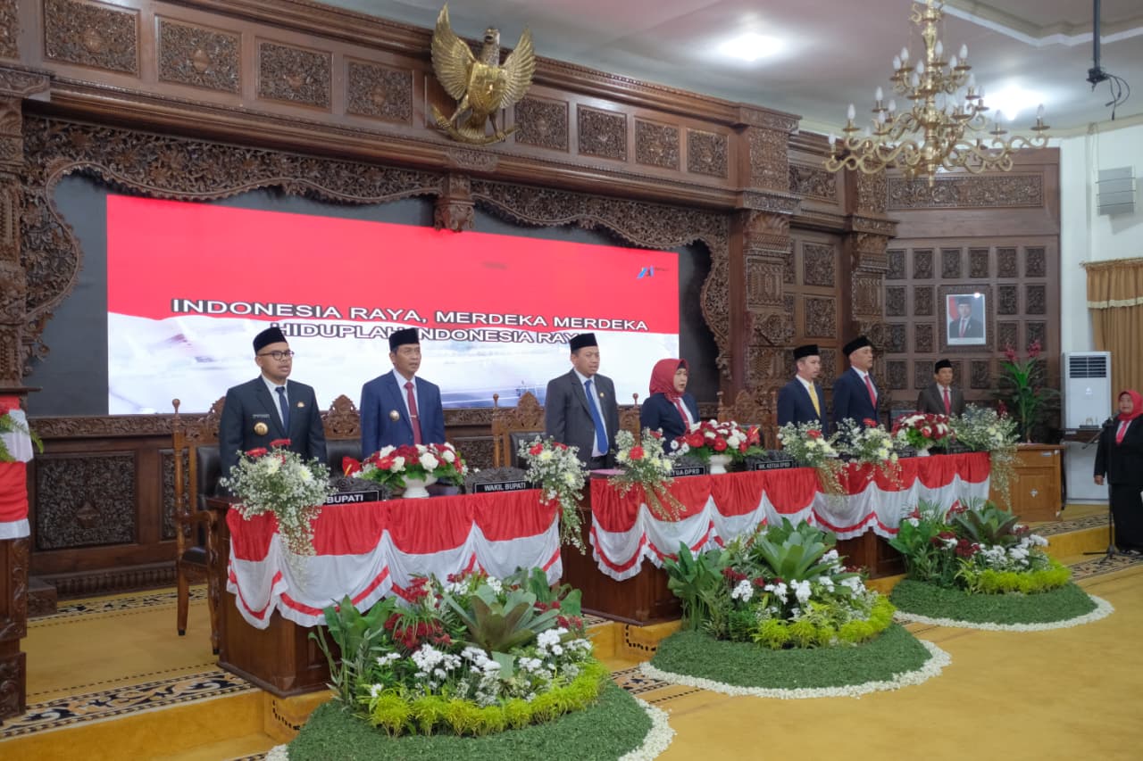 DPRD Batang Gelar Rapat Paripurna Dengar Pidato Kenegaraan Presiden di HUT Ke-80 RI