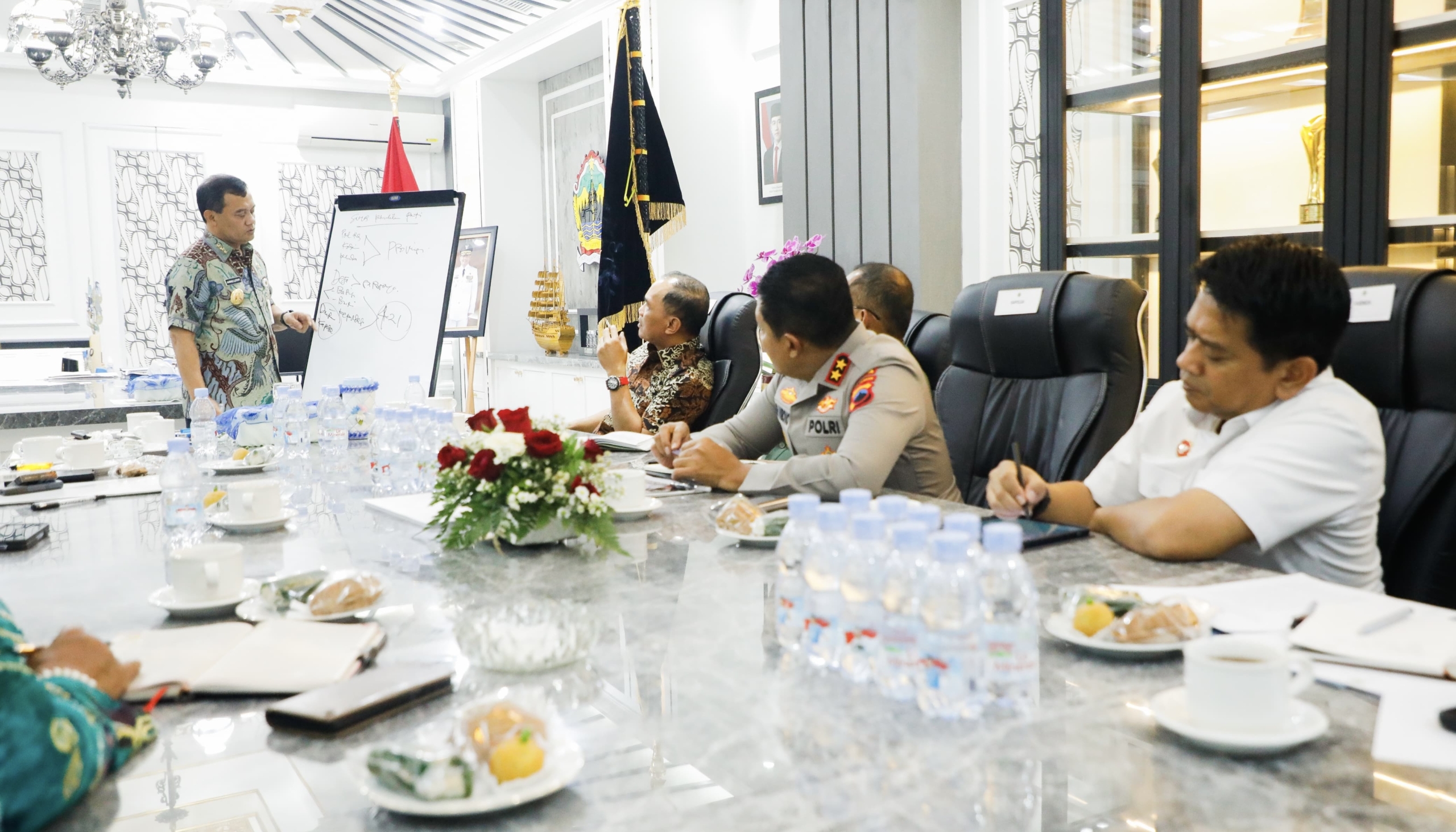 Gelar Rakor Forkopimda Terkait Pati, Ahmad Luthfi Minta Proses Angket DPRD Dihormati