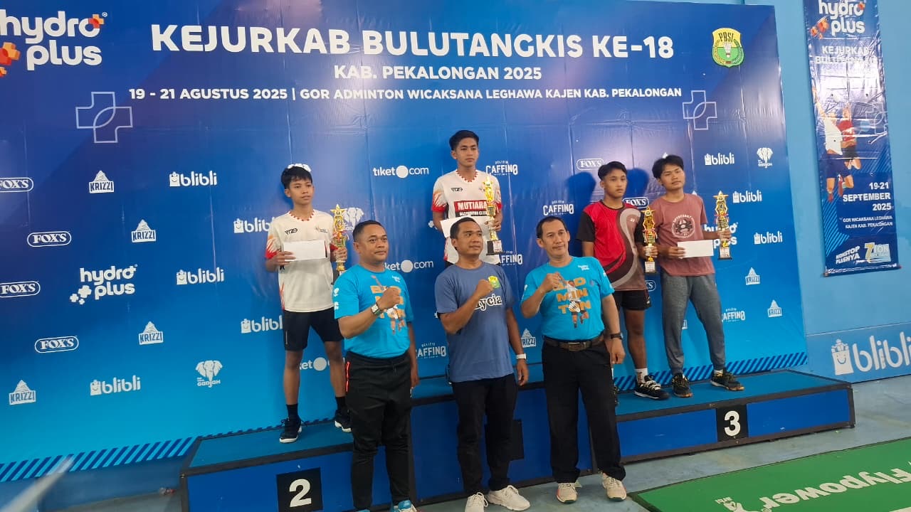 Mutiara Borong Gelar, Atmosfer Panas Warnai Kejurkab PBSI Pekalongan 2025