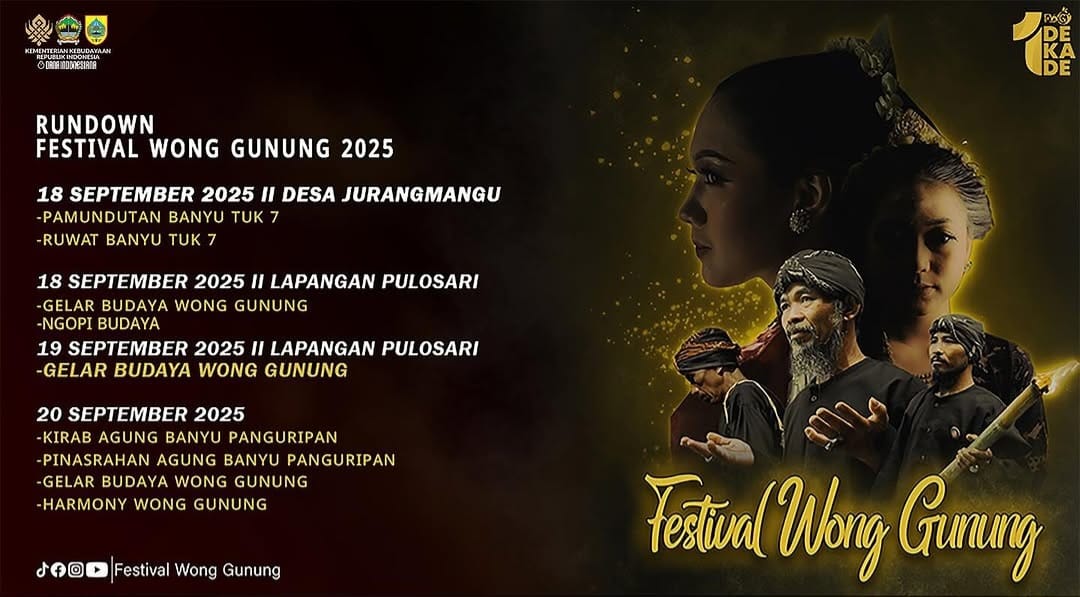 Yuk Ramaikan Festival Wong Gunung 2025, Catat Tanggalnya!