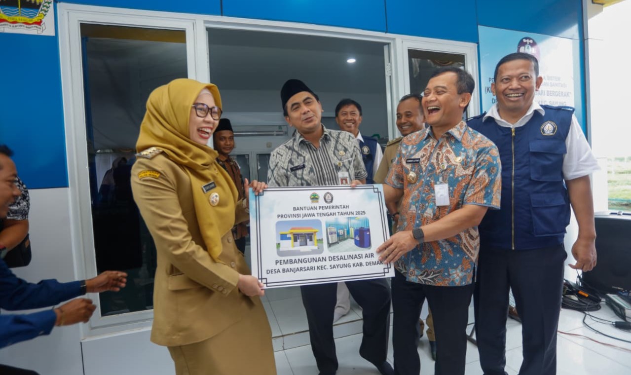 Desalinasi Hadir di Desa Banjarsari Demak, Warga Tak Lagi Kesulitan Air Bersih