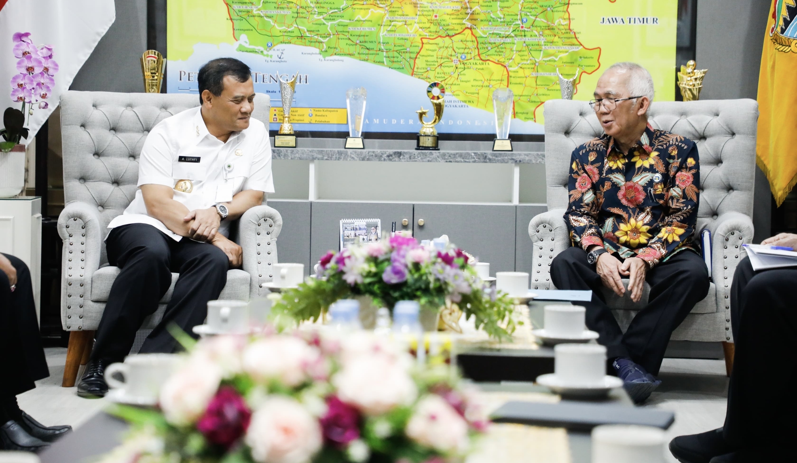 Bertemu Gubernur Ahmad Luthfi, Aptisi Curhat Menurunnya Jumlah Penerimaan Mahasiswa Baru