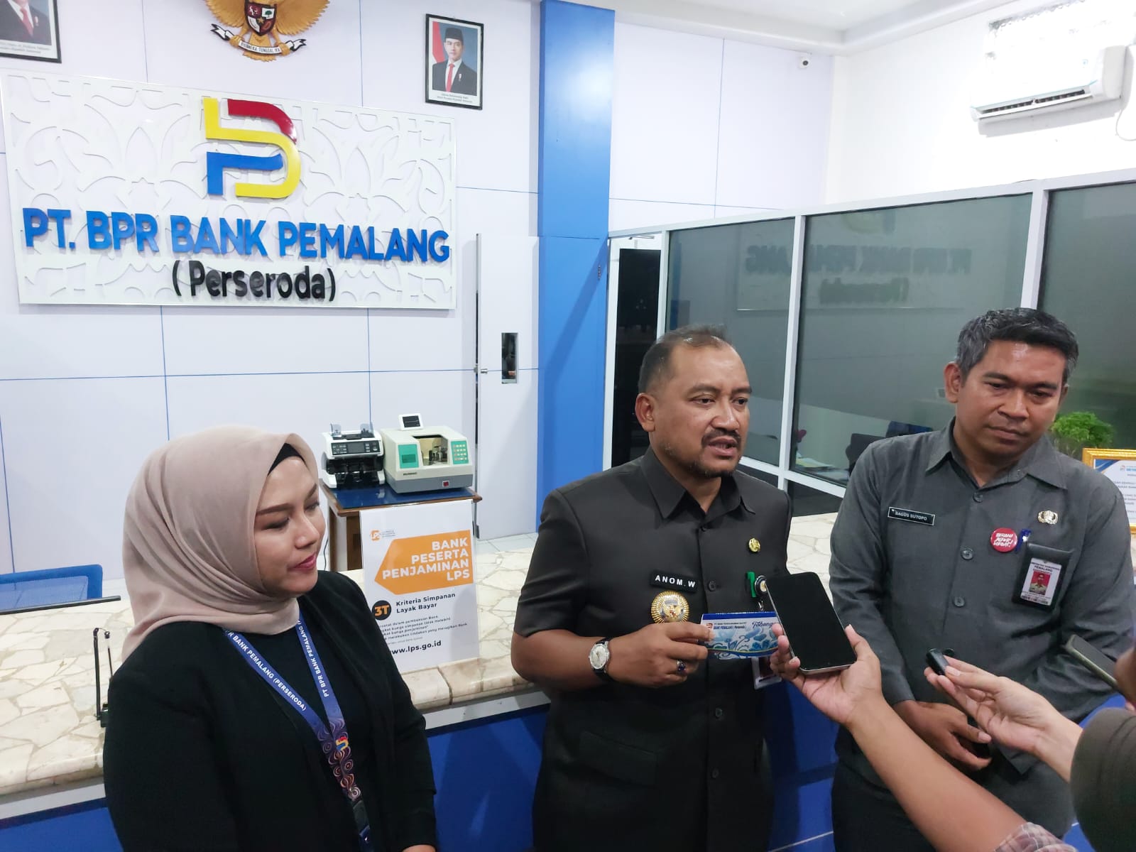 Bupati Anom Sidak BPR Bank Pemalang , Ini Hasilnya 