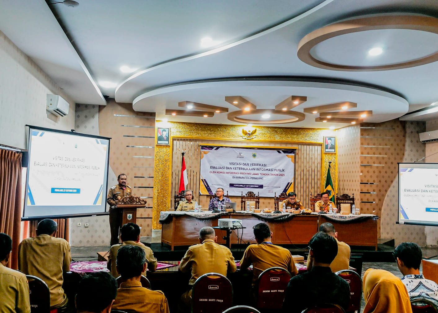 KIP Jateng Visitasi Pemkab Pemalang, Bupati Anom: Kami Ingin Pelayanan Publik Lebih Transparan 