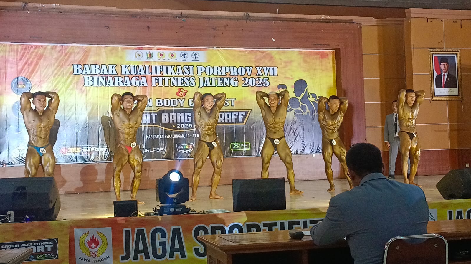 105 Atlet Adu Otot di GPU Kajen! Kabupaten Pekalongan Jadi Tuan Rumah Babak Kualifikasi Porprov XVII Cabor Binaraga Fitness