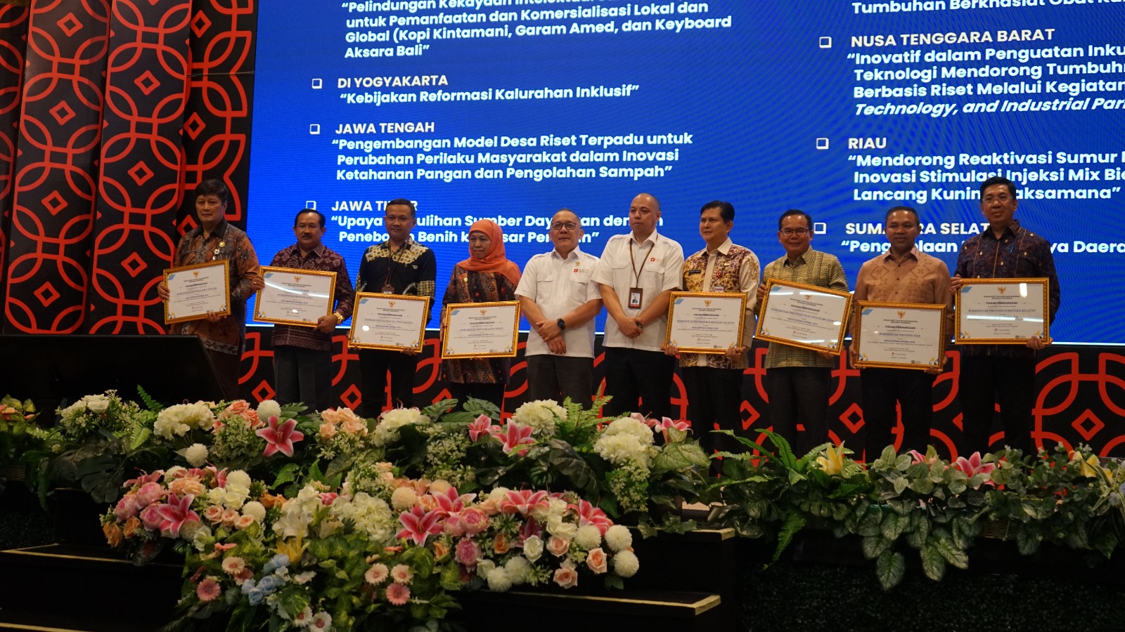 Hasil Kolaborasi dalam Optimalisasi Potensi Daerah, Brida Jateng Sukses Raih Dua Penghargaan dari BRIN