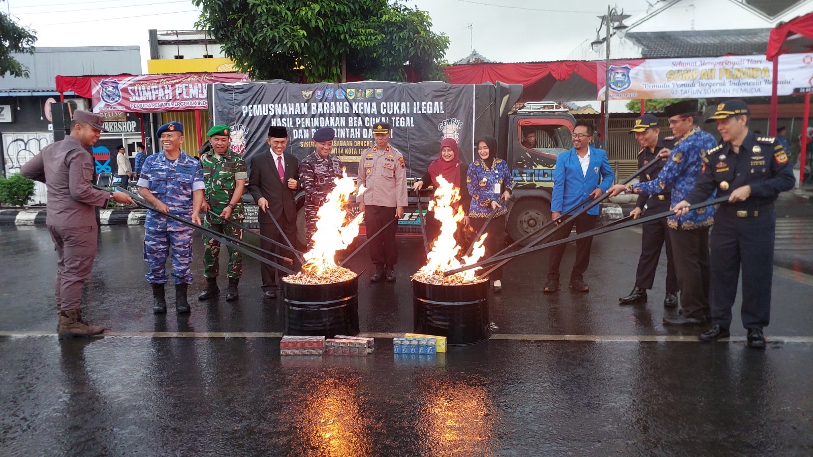 5,2 Juta Batang Rokok Ilegal Dimusnahkan, Negara Rugi Rp 5 Miliar