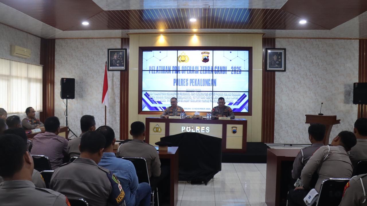 Tingginya Pelanggaran Lalin Jadi Sorotan, Polres Pekalongan Siap Gelar Operasi Zebra Candi Selama 14 Hari