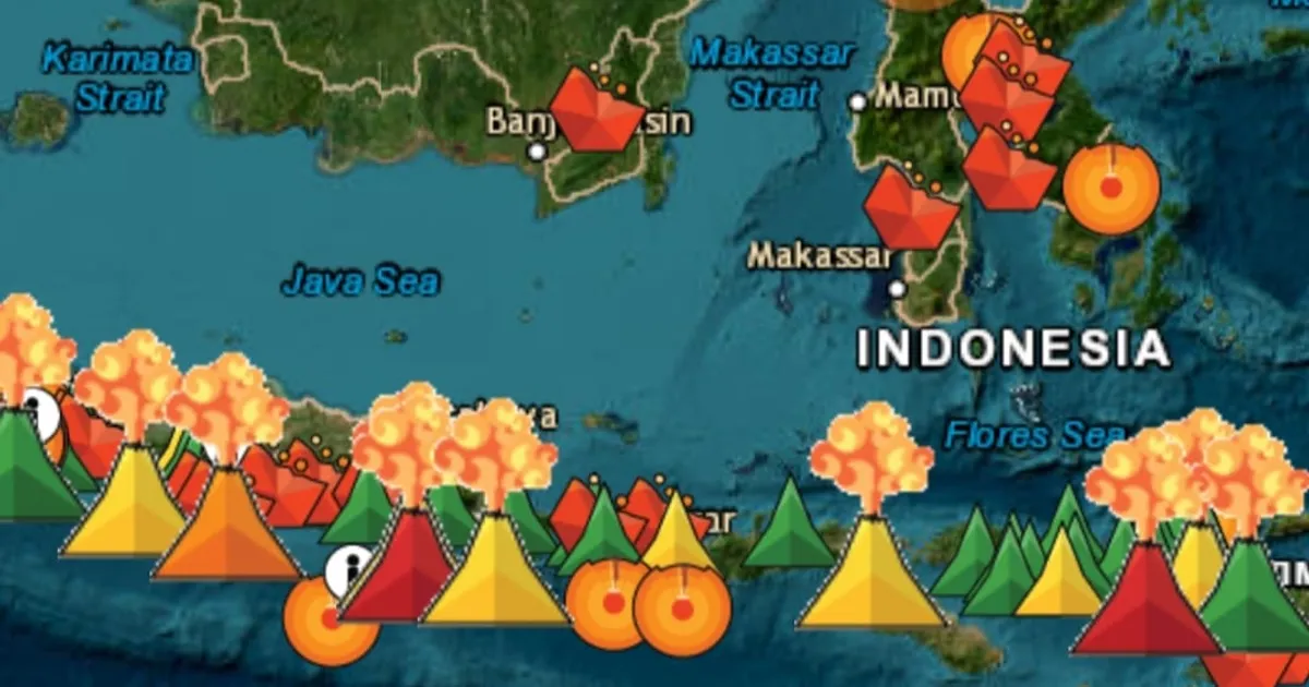 Aktivitas 4 Gunung Api di Indonesia Meningkat , 2 Berada ...
