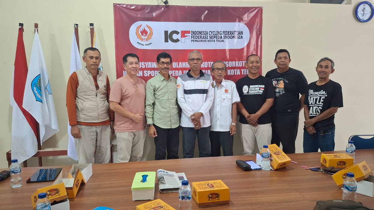 Agus Wijonarko Kembali Pimpin ISSI Kota Tegal, Targetkan Prestasi Balap Sepeda Meningkat