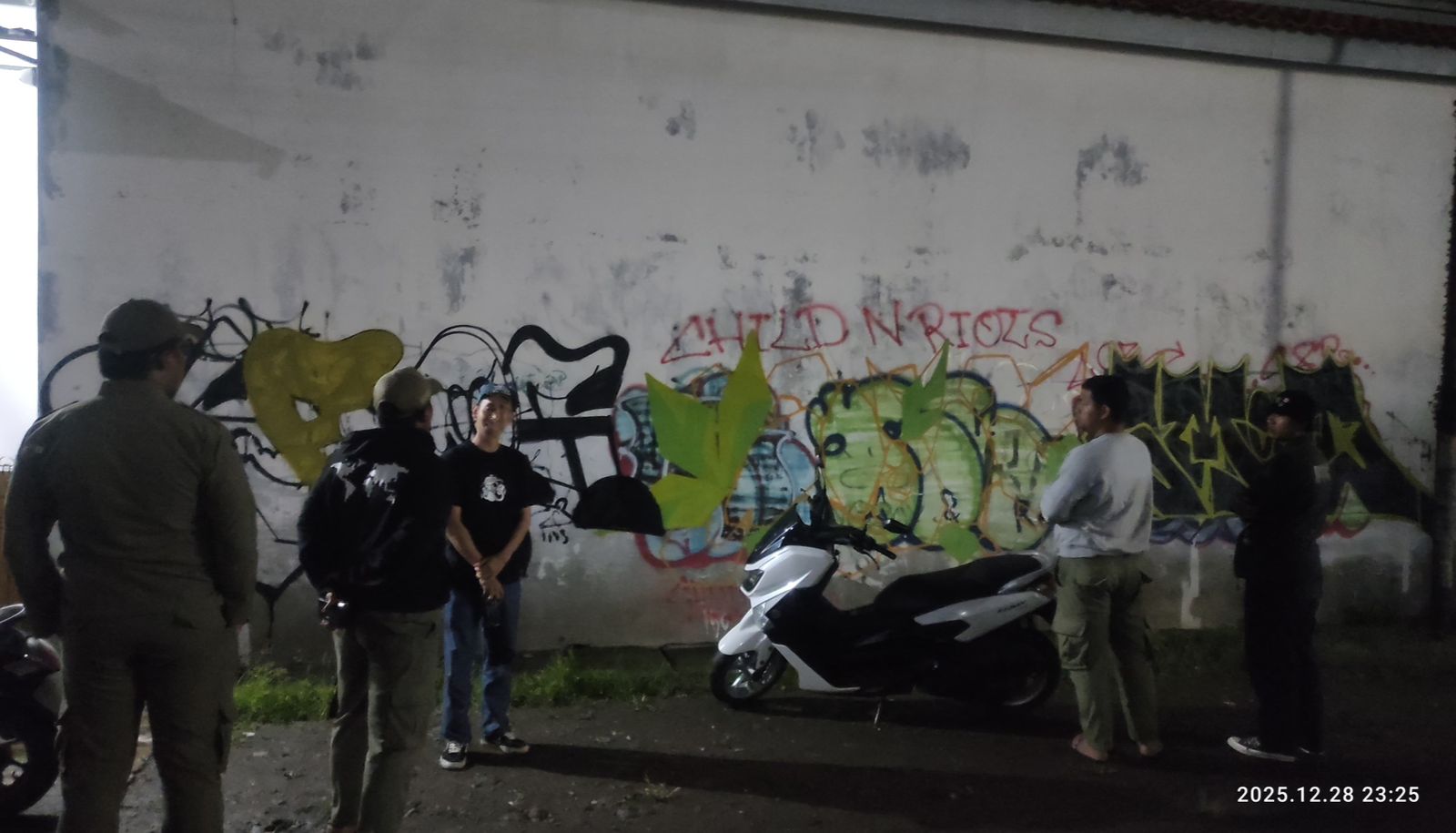 Tiga Pelaku Vandalisme Diamankan Satpol PP Saat Beraksi di Jalan Gurame Tegal