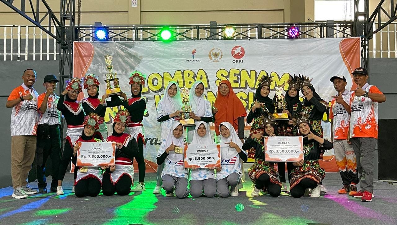 ORKI Kota Tegal Gelar Senam Anak, Ini Pemenangnya