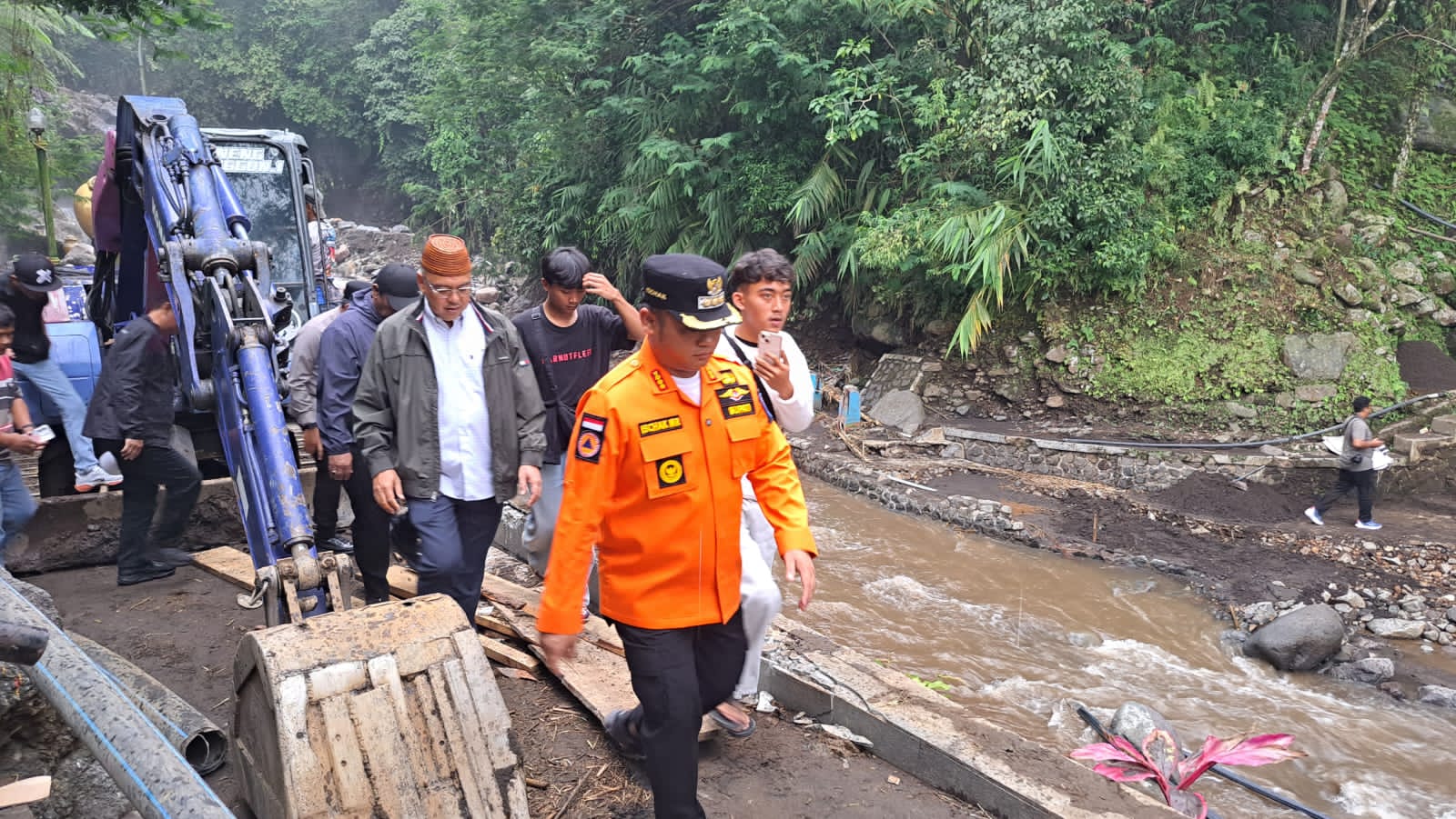 Bupati Tegal: Guci Aman, Terdampak Banjir Hanya di Area Pancuran