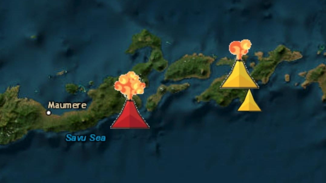 Update Info Gunungapi di Indonesia Hari Ini, Gunung Lewotobi Berstatus Awas