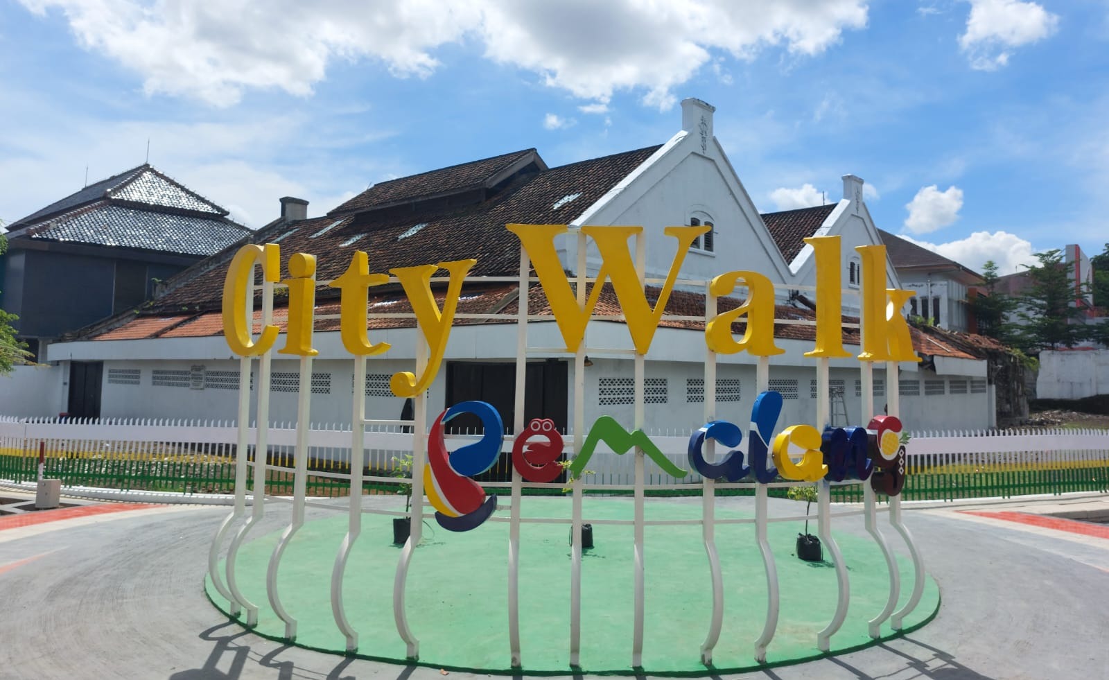 Sempat Ramai di Medsos, Tulisan City Walk Pemalang Diperbaiki