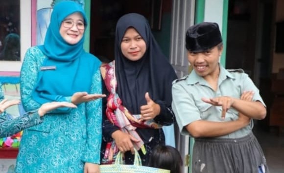 Ning Nawal Gandeng Tiktoker Hasan Sule Sosialisasikan PAUD di Jateng