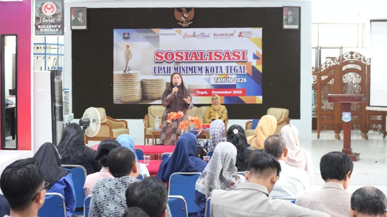 UMK Kota Tegal 2026 Naik 6,3 Persen, Disnakerin Tekankan Perlindungan Pekerja dan Iklim Usaha