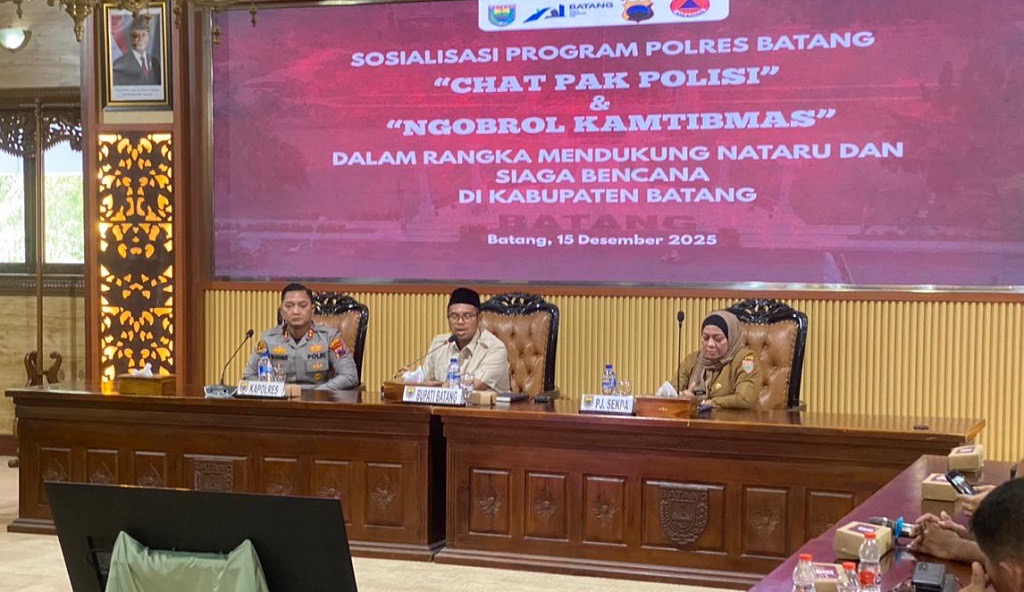 Jelang Nataru, Polres Batang Luncurkan Chat Pak Polisi