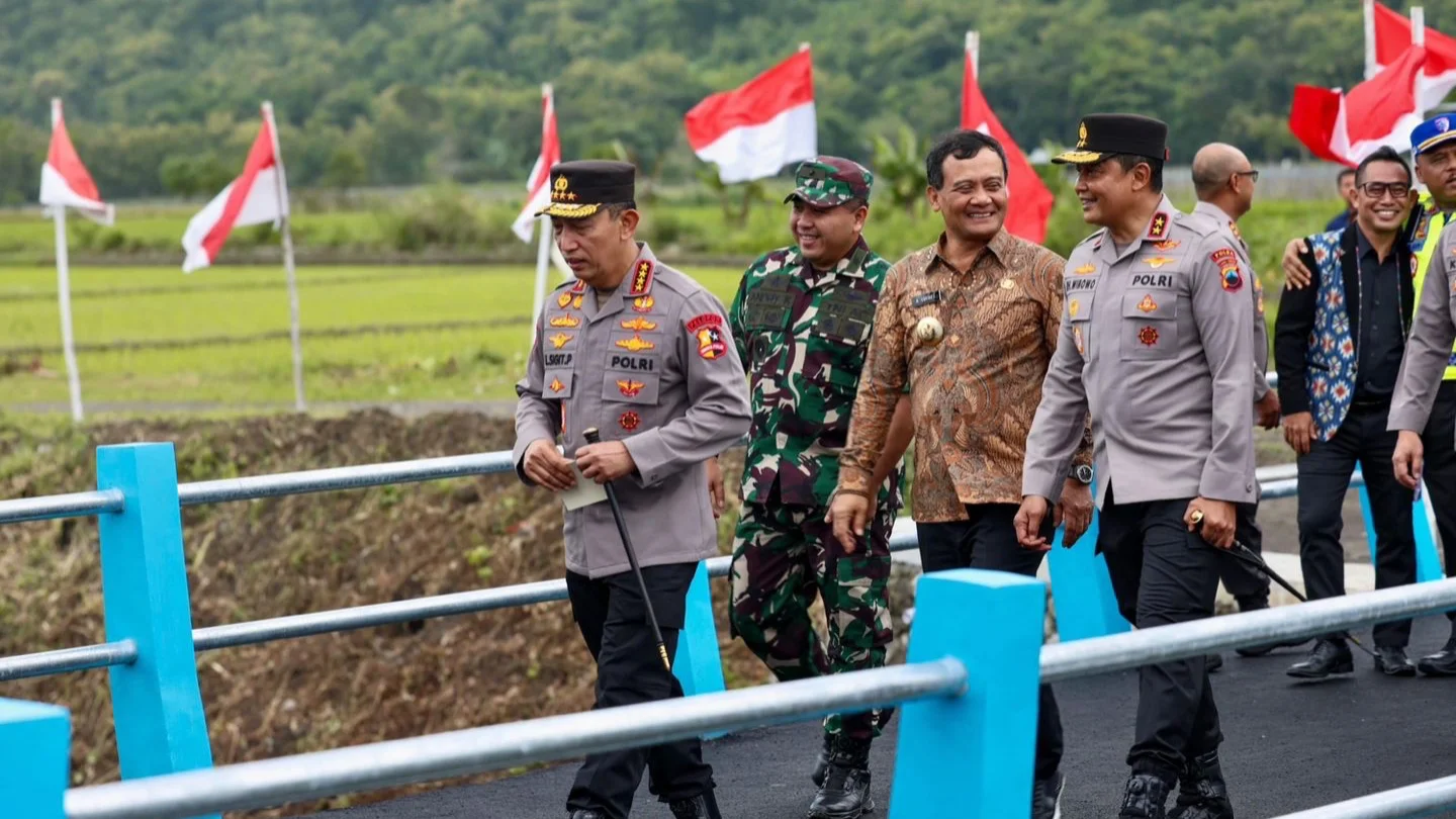 Jembatan Penghubung Dua Desa di Klaten Kembali Dapat Digunakan Usai Terputus Lima Tahun