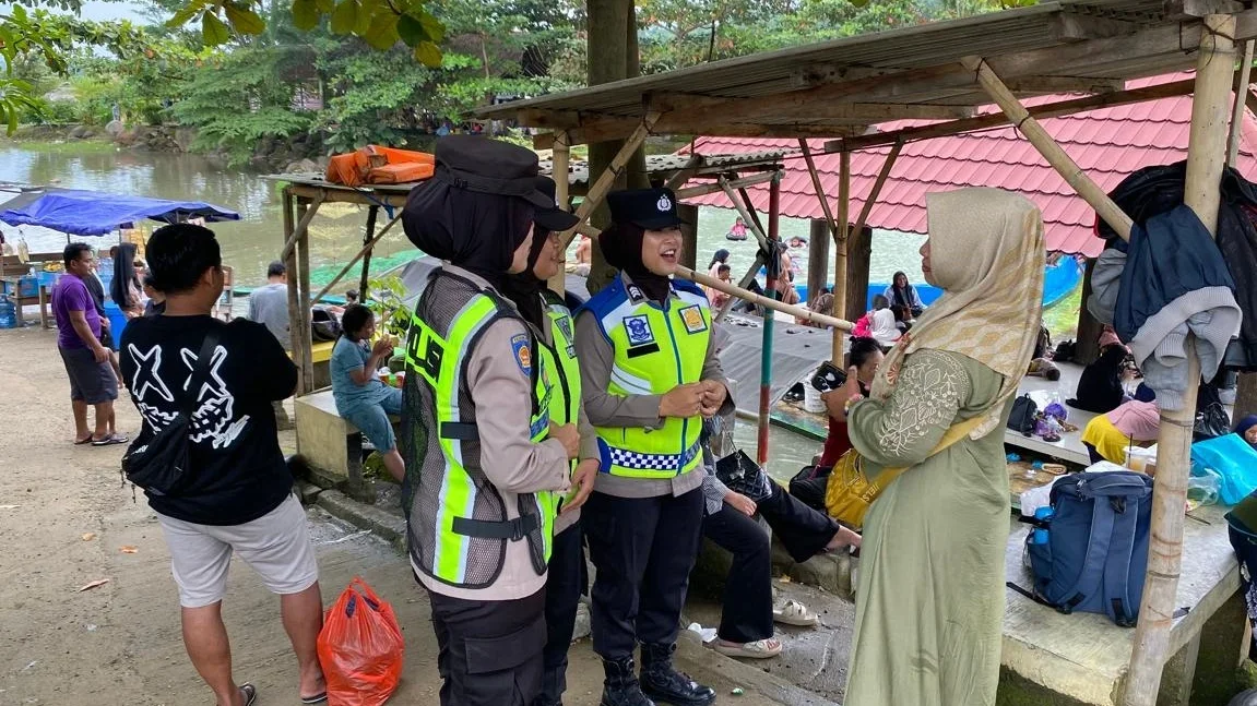 Libur Usai Operasi Lilin, Polres Pekalongan Tetap Siaga Jaga Ketat Lokasi Wisata