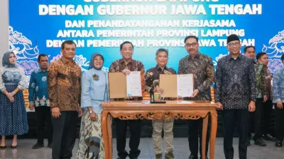 Pemprov Jateng–Lampung Sepakati 11 Kerja Sama Lintas Sektor Senilai Rp 832,3 Miliar per Tahun