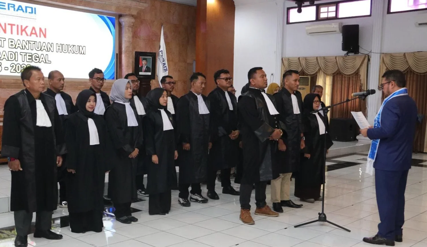 Dilantik, Pengurus PBH DPC Peradi Tegal 2025-2028, Ini Harapan Wali Kota Dedy Yon