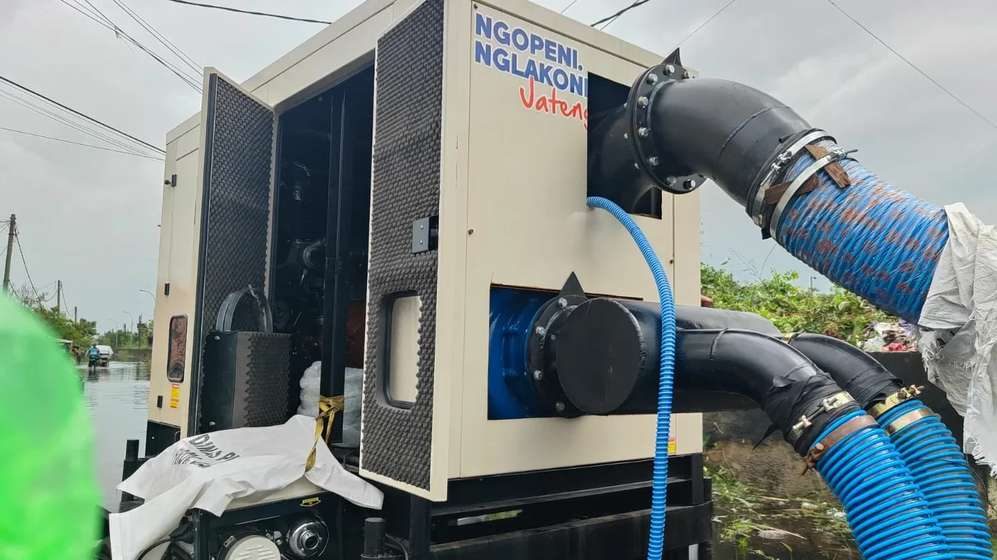 Tangani Banjir, Pemkab Pekalongan Terjunkan Empat Mobile Pump