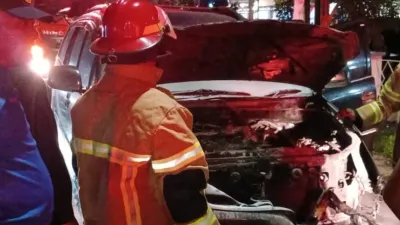 Mobil Avanza Terbakar di Simpang Sirandu Pemalang, Ternyata Ini Penyebabnya