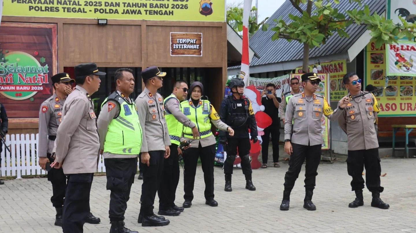 Polres Tegal Amankan Hari Libur Terakhir Nataru