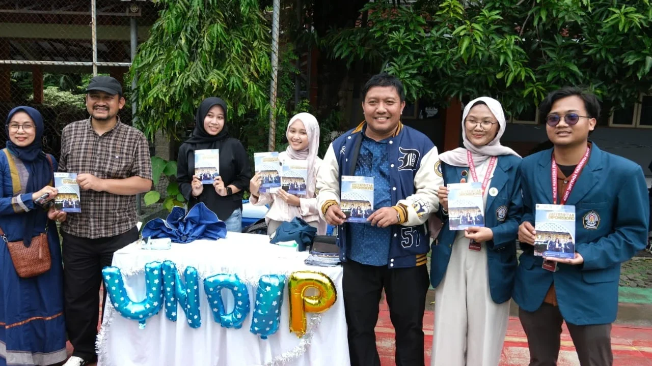 Bupati Pemalang, Anom Widiyantoro mengunjungi Undip Fair 2026 di Aula SMAN 2 Pemalang.