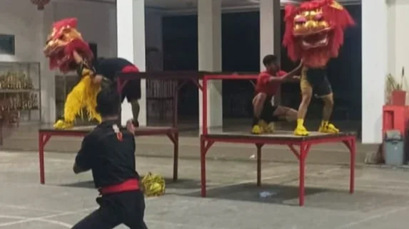 FOBI Kota Tegal Wakili Indonesia di Kejuaraan Barongsai Hainan Cina