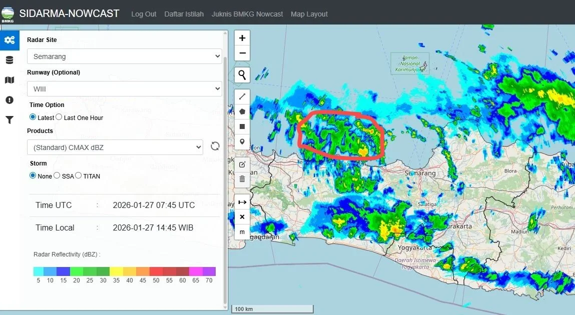 OMC Digelar di Perairan Utara Jateng, 1 Ton NaCl Disemai