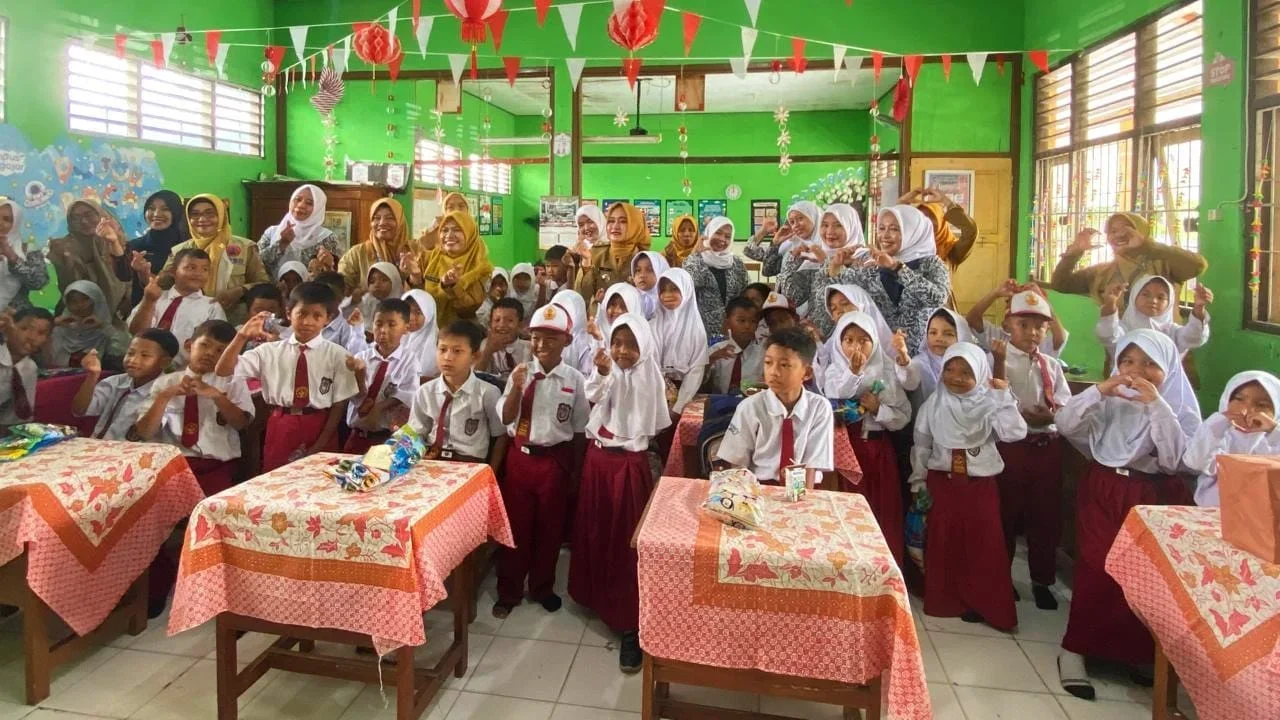 IBI Kota Tegal Kembali Salurkan Bantuan, Dampingi Trauma Healing Siswa SD Korban Bencana