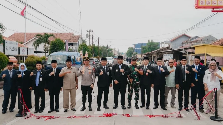 Bupati Ischak Lunasi Janji Masyarakat Pagerbarang, Jalan Pagerbarang-Jatibarang Diresmikan
