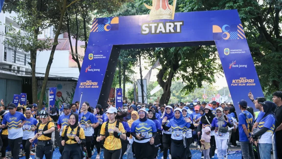 Berlari Sambil Berdonasi di Pati Korpri Fun Run 5K