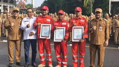 Tuntas Tugas Bencana Sumatera, 3 Relawan PMI Pemalang Dapat Penghargaan
